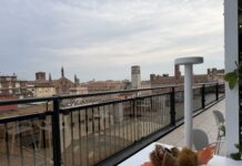Grande Albergo Roma, la terrazza più bella di Piacenza. Nuovo look e luci di Davide Groppi